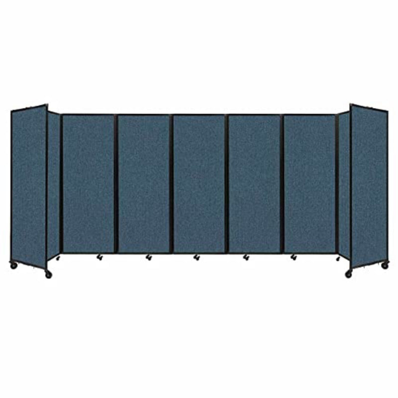 [19'6"x7'6"] VERSARE Room Divider 360 Caribbean Fabric Panels With Acoustic Panel (HBG50631)-HBG