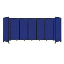 [19'6"x7'6"] VERSARE Room Divider 360 Elegant Royal Blue Fabric Panels Portable Partition (HBG82934)-HBG