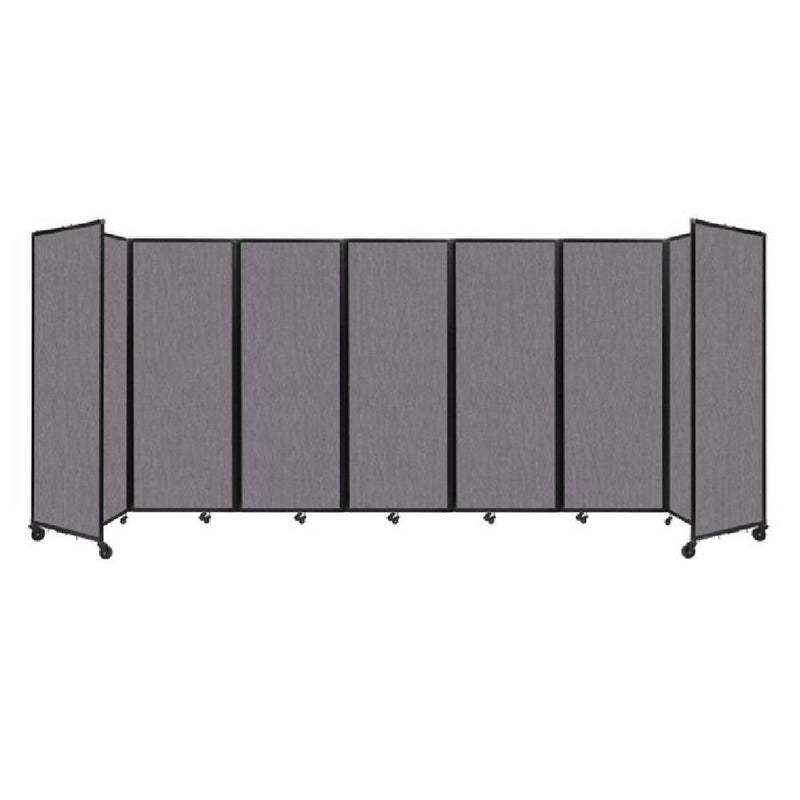 [19'6"x7'6"] VERSARE Room Divider 360 Portable Panel Slate Fabric (HBG48271)-HBG