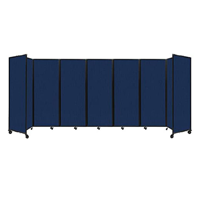 [19'6"x7'6"] VERSARE Room Divider 360 Versatile Navy Blue Fabric Panels (HBG49362)-HBG