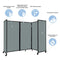 [19'6"x7'6"] VERSARE Room Divider 360 Versatile Powder Blue Fabric Panels Portable Partition (HBG67105)-HBG