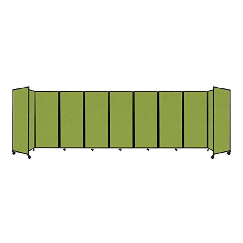 [25'x6'10"] VERSARE Room Divider 360 Lime Green Fabric Panels (HBG27486)-HBG