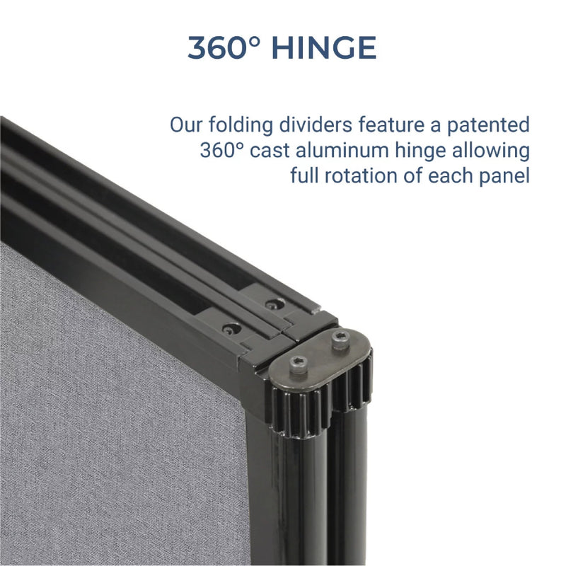 [25'x6'10"] VERSARE Room Divider 360 Papaya Fabric Panels With Tackable Surface (HBG49782)-HBG