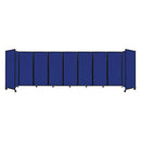 [25'x6'10"] VERSARE Room Divider 360 Royal Blue Fabric Panels With Aluminum Frame (HBG27486)-HBG