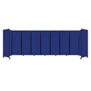 [25'x7'6"] Versare Room Divider 360 Royal Blue Fabric Foldable Panels (HBG13579)-HBG