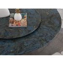 Large Sintered Stone Dining Table With Round Turntable, 53.3" (HBG21982)