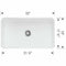 Blanco Cerana 33" White Fireclay Single Bowl Kitchen Sink [525012] (HBG91542) - HBG