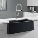 BLANCO Ikon Anthracite 33" Apron Single Bowl Farmhouse Sink [401895] (HBG59384) - HBG