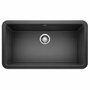 BLANCO Ikon Anthracite 33" Apron Single Bowl Farmhouse Sink [401895] (HBG59384) - HBG