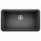 BLANCO Ikon Anthracite 33" Apron Single Bowl Farmhouse Sink [401895] (HBG59384) - HBG