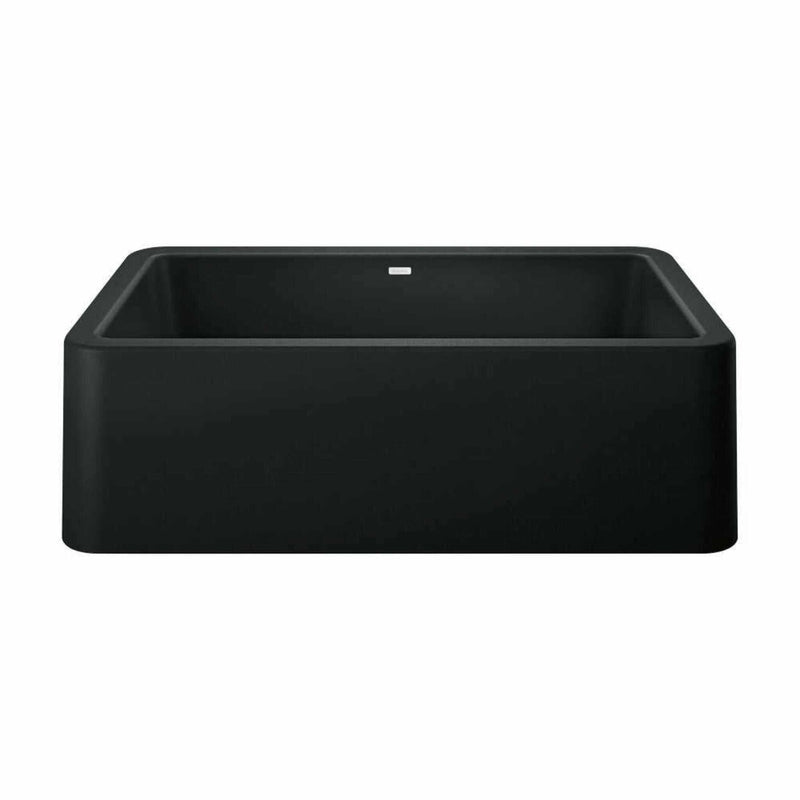 BLANCO Ikon Coal Black 33" Apron Single Bowl Farmhouse Sink [402575] (HBG63859)-HBG