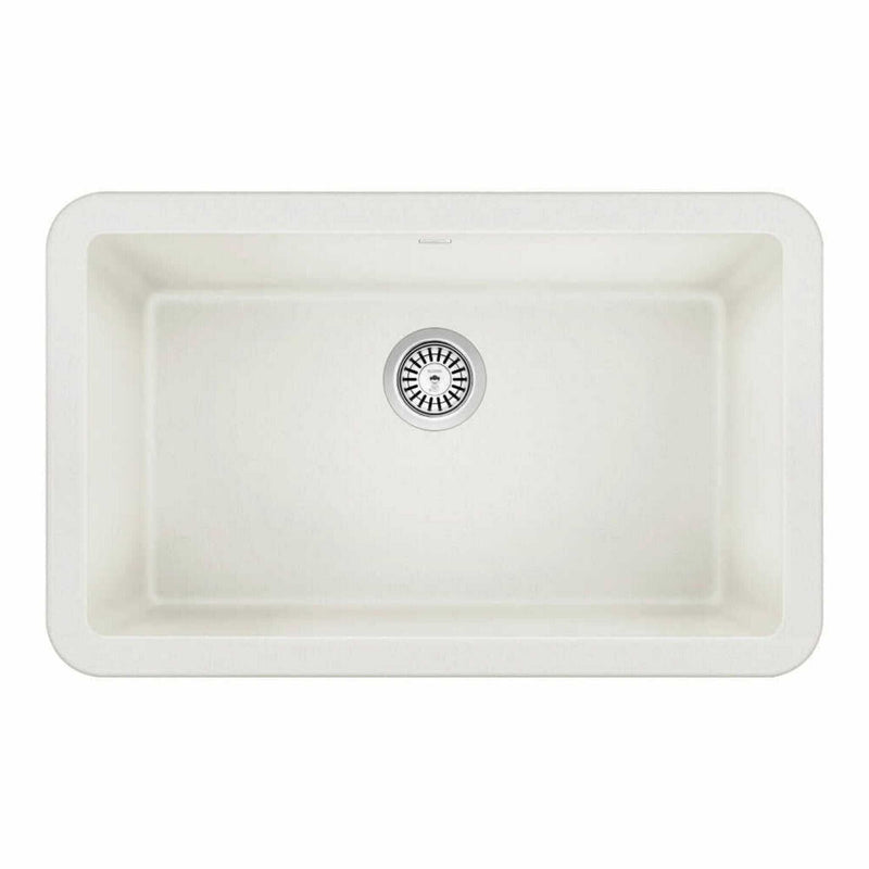 BLANCO Ikon White 30" Apron Single Bowl Farmhouse Sink [401734] (HBG78410)-HBG