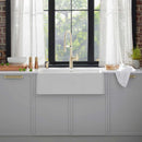 BLANCO Ikon White 33" Apron Single Bowl Farmhouse Sink [401899] (HBG17642)-HBG