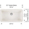 BLANCO Ikon White 33" Apron Single Bowl Farmhouse Sink [401899] (HBG17642)-HBG