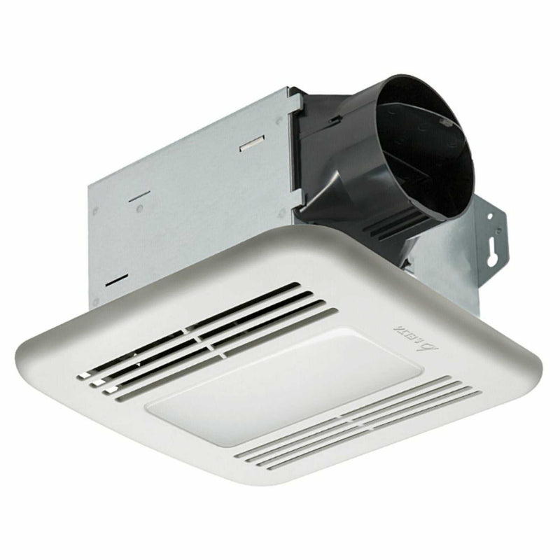 DELTABREEZ Dimmable LED Ultra Quiet 0.78 Sones 50 CFM Single Speed Exhaust Fan [ITG50LED] (HBG86291)-HBG