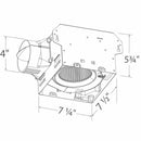 DELTABREEZ Integrity 100 CFM Dimmable Edge Lit LED Light Exhaust Bath Fan [ITG100RLED] (HBG15693)-HBG