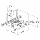 DELTABREEZ Signature 110 CFM Single Speed White Exhaust Bathroom Fan [SIG110] (HBG78321)-HBG