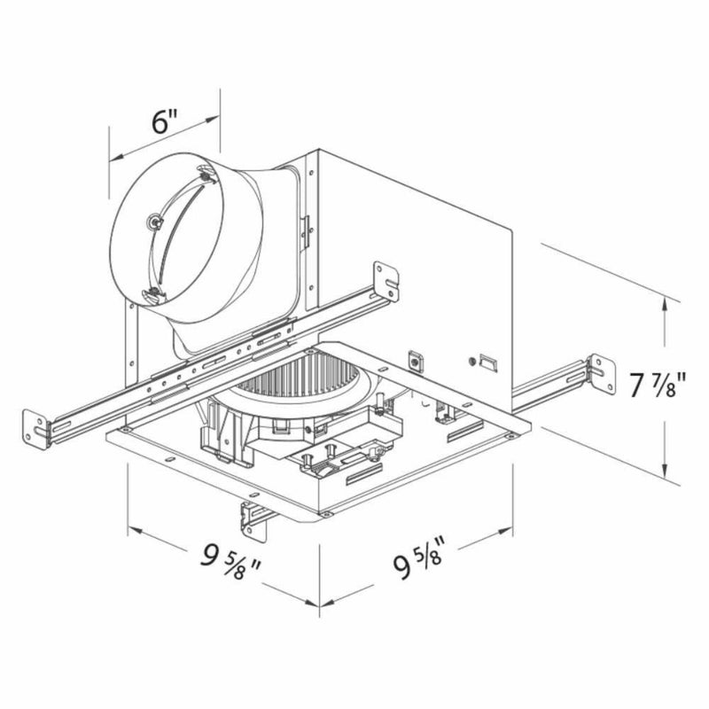 DELTABREEZ Signature Dimmable LED Night Light Exhaust Fan With Dual Speed [SIG80-110DLED] (HBG54360)