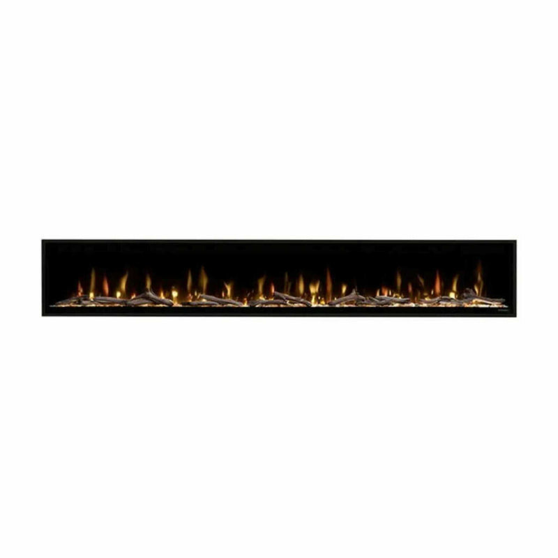 DIMPLEX IGNITE EVOLVE Built-In Frosted Tumbled Glass Linear Electric Fireplace With Heat Boost System (HBG58241) - HBG