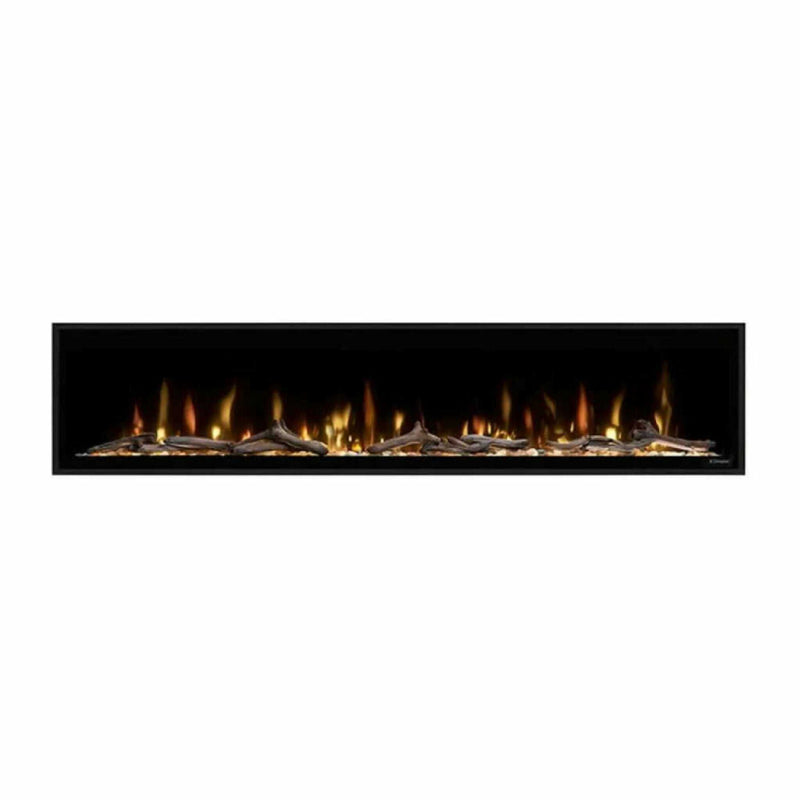 DIMPLEX IGNITE EVOLVE Built-In Frosted Tumbled Glass Linear Electric Fireplace With Heat Boost System (HBG58241) - HBG