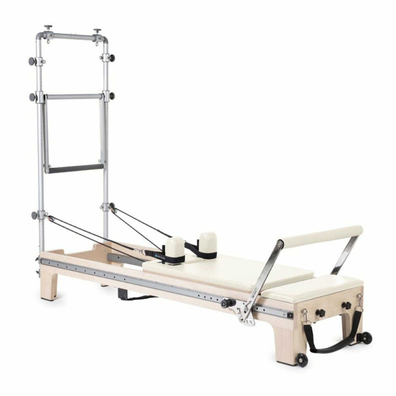 ELINA PILATES Professional Reformer Master Instructor Tower With Adjustable Pulleys And Ultra Quiet Trolley (HBG21934)-HBG