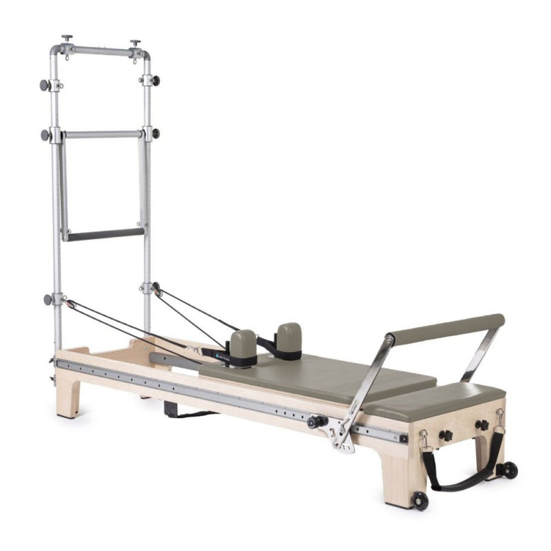 ELINA PILATES Professional Reformer Master Instructor Tower With Adjustable Pulleys And Ultra Quiet Trolley (HBG21934)-HBG