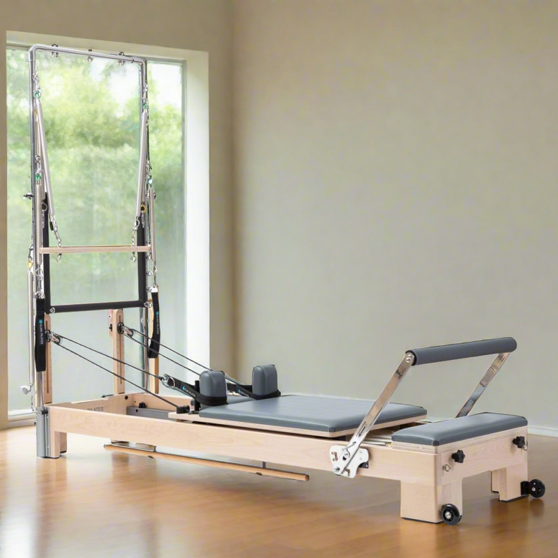 ELINA PILATES Wooden Reformer Lignum With Tower (HBG54321) - HBG