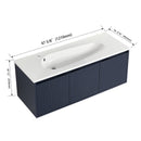 Modern 48" Floating Bathroom Vanity With Elegant Drop-Shaped Resin Sink (HBG35746)