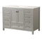 Fully Assembled Vanity With Carrara Marble Countertop And Cabinets, 48" (HBG91547)-HBG