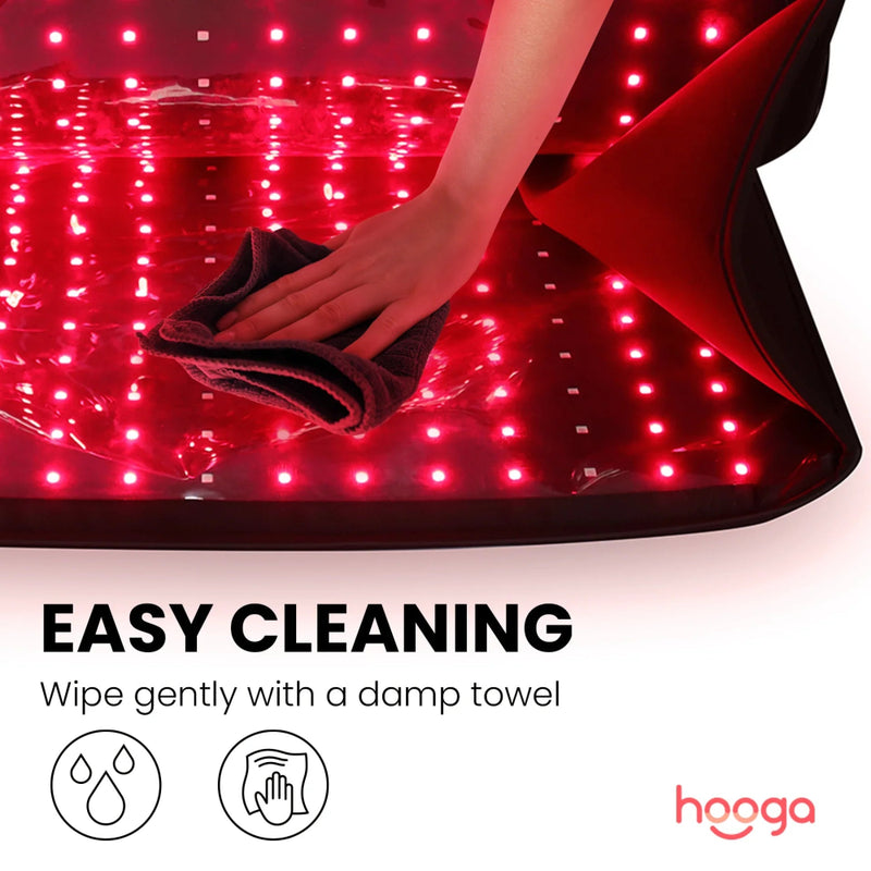 HOOGA Red Light Therapy Full Body Pod With 1800 Triple Chip LEDs And Adjustable Brightness (HBG74192) - HBG