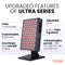 HOOGA ULTRA360 High Irradiance Red Light Therapy LED Panel With Remote Control, 360W (HBG19254) - HBG