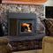 IRON STRIKE Montlake 300 Modern Wood Burning Fireplace Insert With High Density Firebrick  (HBG18103)-HBG