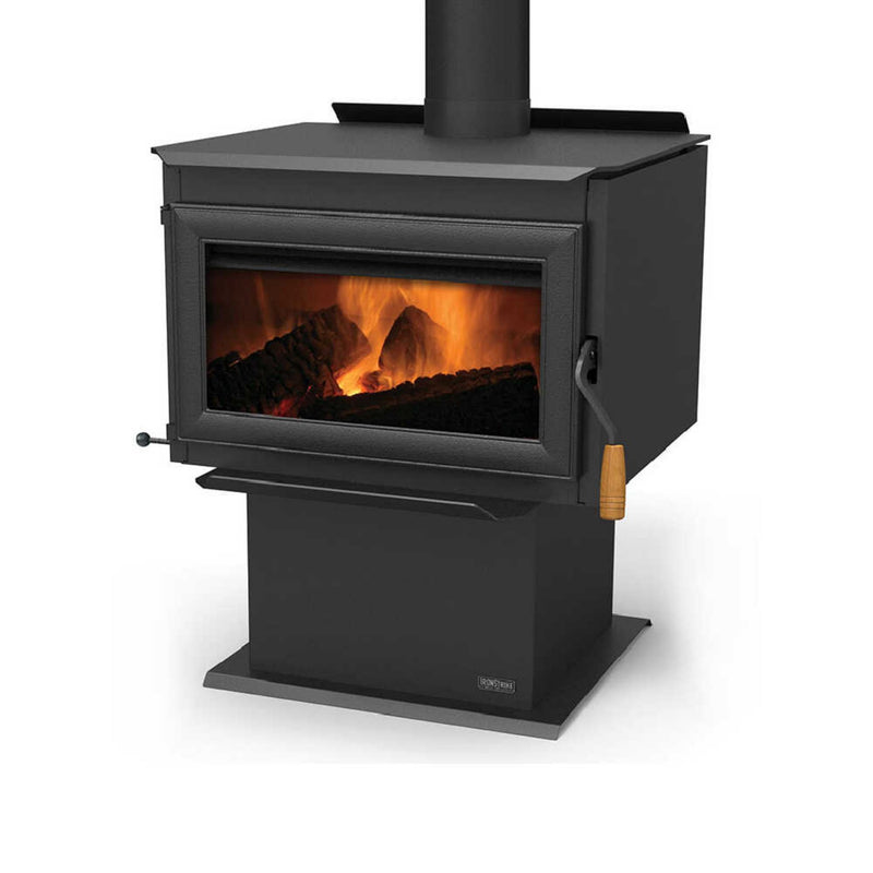 IRON STRIKE TAHOMA 1600 Wood Burning Steel Stove With One Touch Control  [T160GL] (HBG93618) - HBG