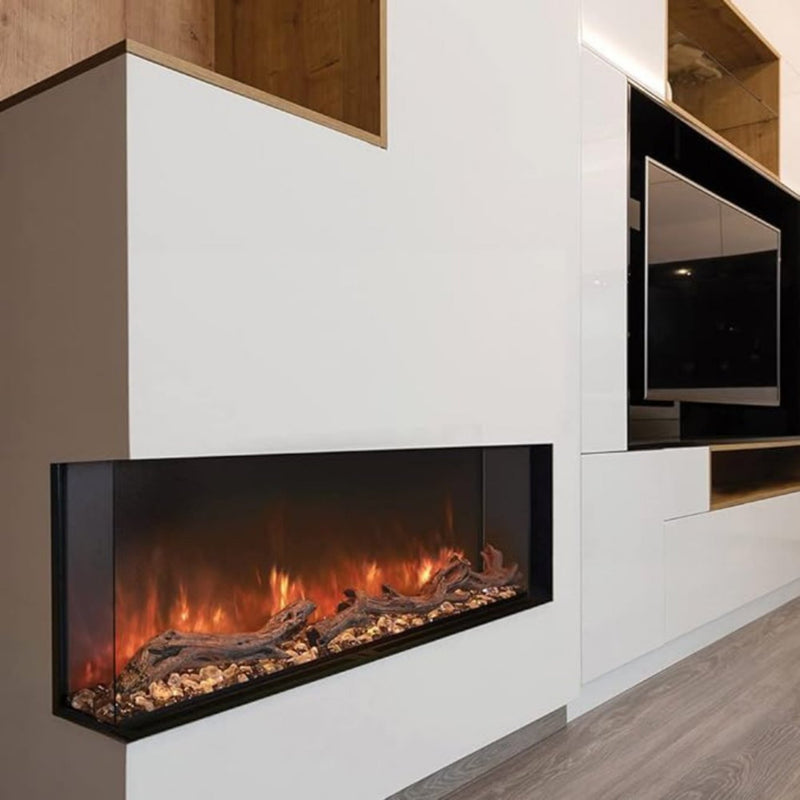 [LPM-5616V2] MODERN FLAMES Landscape Pro Multi 56" Linear Multi-Sided Fireplace With Hybrid Flame Technology (HBG67390)-HBG