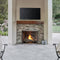 MAJESTIC 55K BTU Courtyard 42" Traditional Outdoor Gas Fireplace With Stacked Concrete Refractory (HGB75312)-HBG