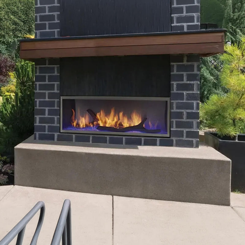 MAJESTIC Lanai Single Sided Linear Outdoor Gas Fireplace (HBG95127)-HBG