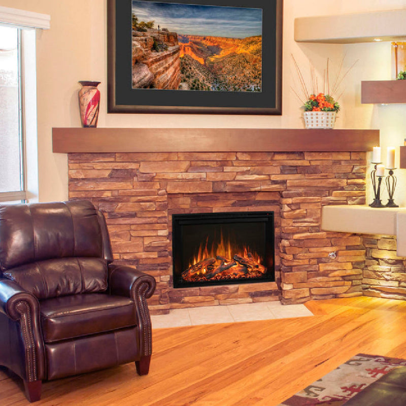 MODERN FLAMES RedStone 36" Built-In Traditional Electric Fireplace [RS-3626] (HBG36514)-HBG