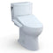 [MW4543074CUFG#01] TOTO Drake Washlet C2 With 1 GPF Elongated Bidet Toilet And Left Hand Lever (HBG58107)-HBG