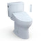 [MW4543084CEFG#01] TOTO Drake II 1.28 GPF With Washlet C5 Elongated Soft Close Bidet Toilet (HBG96315)-HBG