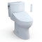 [MW4543084CUFG#01] TOTO Drake II 1 GPF Elongated Toilet With Washlet C5 And Left Hand Lever (HBG47285)-HBG