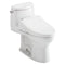 [MW6043084CUFG#01] TOTO Ultramax II 1G Washlet C5 And 1.0 GPF Elongated Toilet With Left Hand Lever (HBG09436)-HBG