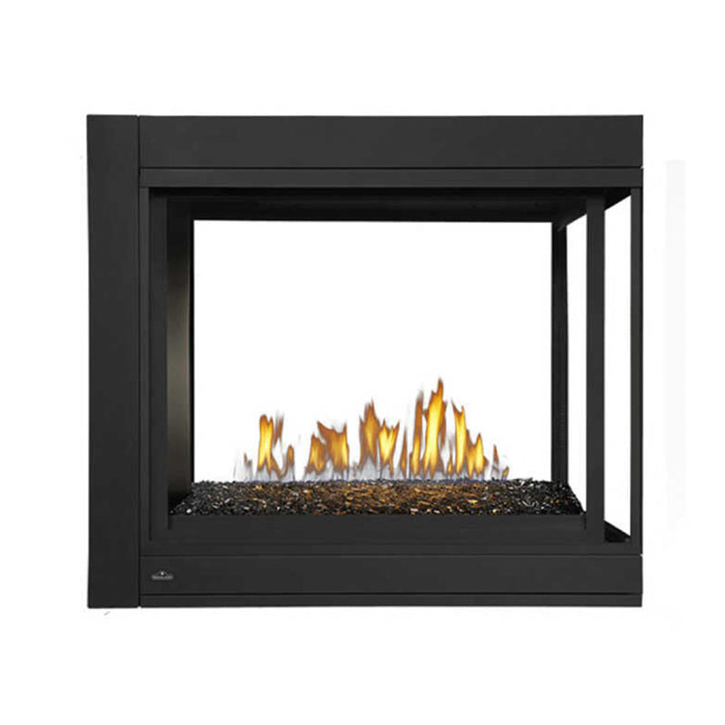 NAPOLEON ASCENT Multi-View 3 Sided Glass Ember Bed Direct Vent Natural Gas Fireplace [BHD4PGN] (HBG62815) - HBG