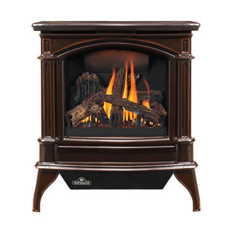 NAPOLEON KNIGHTSBRIDGE 60 Majolica Brown Gas Stove With Flame And Heat Adjustment, 27" [GDS60-1NNSB] (HBG14738)