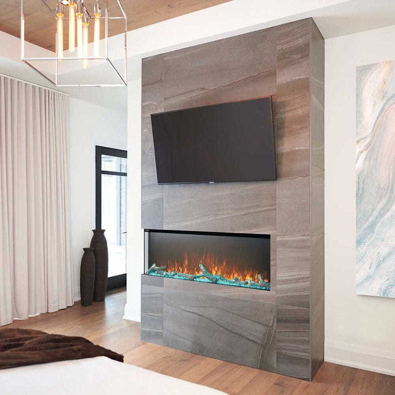 NAPOLEON TRIVISTA 3 Sided Built-In Electric Linear Fireplace [NEFB50H/60H-3SV] (HBG32567) - HBG