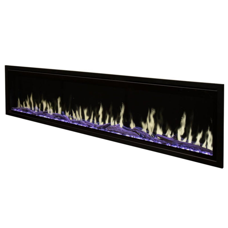 [OR100-SLIM] MODERN FLAMES 100" Slim Heliovision Single Sided Fireplace (HBG95432)-HBG