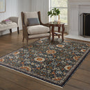 ORIENTAL WEAVERS Aberdeen 006B1 Blue Traditional Polyester Indoor Area Rectangle Rug (HBG98124)-HBG