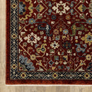 ORIENTAL WEAVERS Aberdeen 006R1 Red Floral Polyester Indoor Area Rectangle Rug (HBG98125)-HBG