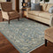 ORIENTAL WEAVERS Aberdeen 070H1 Blue And Beige Persian Polyester Indoor Area Rectangle Floral Rug Demonstration View