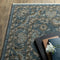 ORIENTAL WEAVERS Aberdeen 070H1 Blue And Beige Persian Polyester Indoor Area Rectangle Floral Rug Demonstration View