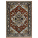 ORIENTAL WEAVERS Aberdeen 1144R Red Traditional Medallion Polyester Indoor Area Rectangle Rug (HBG72513)-HBG